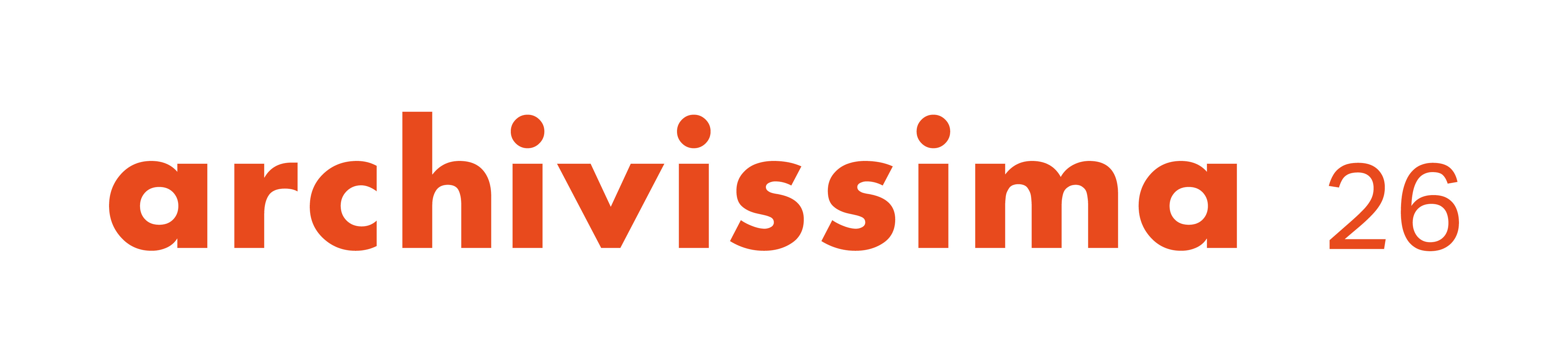 ARCHIVISSIMA 26 LOGO arancio